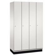Umkleidespind 4510040S10020 Sockel 4Abteile B1200mm lgr/lgr