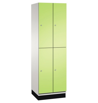 Doppelstockspind 4510120S10022 Sockel 4Fächer B600mm lgr/vgn