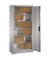 H&auml;ngeregistraturschrank Acurado 9260600S10222, abschlie&szlig;bar, 6 H&auml;ngeregistraturen, wei&szlig;aluminium, 93x195x40cm (BxHxT)