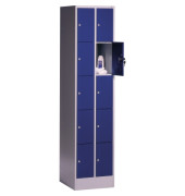 Schließf.schrank 8570201S10001 10Fächer 1950x620x500mm lgr/ebl
