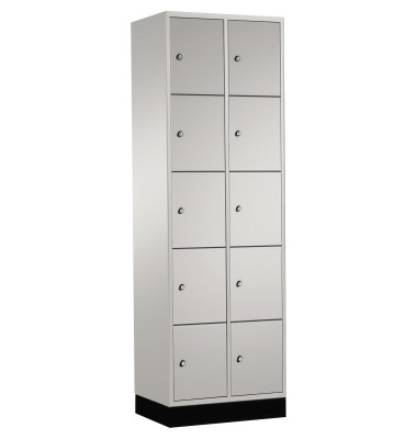 Schlie&szlig;f.schrank 8570201S10009 10F&auml;cher 1950x620x500mm lgr/lgr