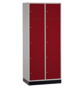 Schließf.schrank 8570203S10003 10Fächer 1950x820x600mm lgr/rrt