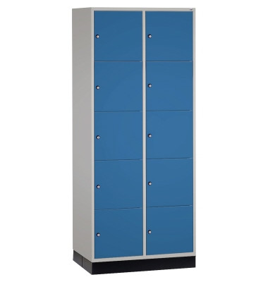 Schließf.schrank 8570203S10020 10Fächer 1950x820x600mm lgr/lbl