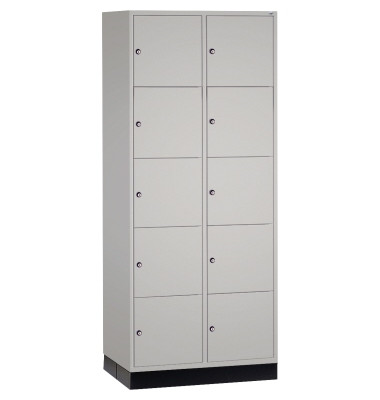 Schließf.schrank 8570203S10008 10Fächer 1950x820x600mm lgr/lgr