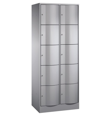 Schließf.schrank 8570272S10711 10Fächer 1950x770x540mm wsalu/wsalu