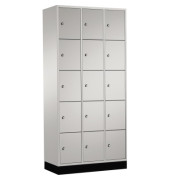 Schließf.schrank 8570301S10004 15Fächer 1950x920x500mm lgr/lgr