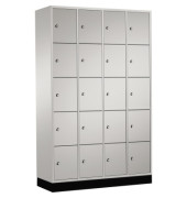 Schließf.schrank 8570401S10002 20Fächer 1950x1220x500mm lgr/lgr