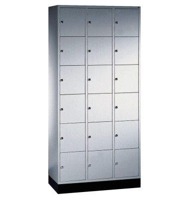 Schlie&szlig;f.schrank 8670301S10004 18F&auml;cher 1950x920x500mm lgr/lgr