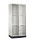 Schließf.schrank 8370A202S10001 Acrylglastüren 1750x820x500mm lgr