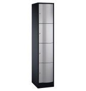 Schlie&szlig;f.schrank 8470172S10011 4F&auml;cher 1950x396x540mm sgr/wsalu