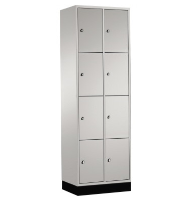 Schließf.schrank 8470201S10010 8Fächer 1950x620x500mm lgr/lgr