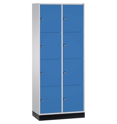 Schlie&szlig;f.schrank 8470202S10000 8F&auml;cher 1950x820x500mm lgr/lbl
