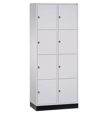 Schließf.schrank 8470202S10003 8Fächer 1950x820x500mm lgr/lgr
