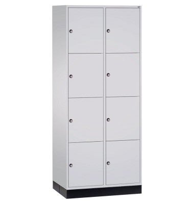 Schließf.schrank 8470203S10007 8Fächer 1950x820x600mm lgr/lgr