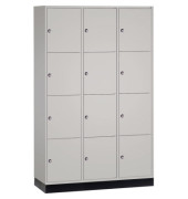 Schließf.schrank 8470302S10011 12Fächer 1950x1220x500mm lgr/lgr