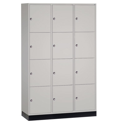 Schließf.schrank 8470302S10011 12Fächer 1950x1220x500mm lgr/lgr