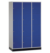 Schließf.schrank 8470303S10055 12Fächer 1950x1220x600mm lgr/ebl