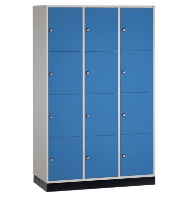 Schließf.schrank 8470303S10006 12Fächer 1950x1220x600mm lgr/lbl