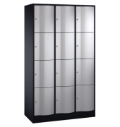 Schließf.schrank 8470372S10046 12Fächer 1950x1150x540mm sgr/wsalu