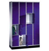 Schließf.schrank 8470401S10013 16Fächer 1950x1220x500mm lgr/ebl