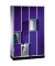 Schließf.schrank 8470401S10013 16Fächer 1950x1220x500mm lgr/ebl
