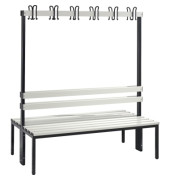 Garderobenbank 8051200S10022 1650x1500x756mm sgr/lgr