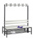 Garderobenbank 8051210S10061 Schuhrost 1650x1500x756mm sgr/lgr