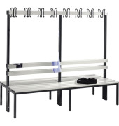 Garderobenbank 8052200S10005 1650x1960x756mm sgr/lgr