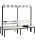 Garderobenbank 8052200S10005 1650x1960x756mm sgr/lgr