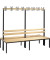 Garderobenbank 8052200S10001 1650x1960x756mm sgr
