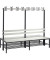 Garderobenbank 8052210S10043 Schuhrost 1650x1960x756mm sgr/lgr