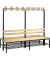 Garderobenbank 8052210S10041 Schuhrost 1650x1960x756mm sgr