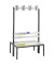 Garderobenbank 8050200S10008 1650x1000x756mm sgr/lgr