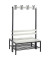 Garderobenbank 8050210S10024 Schuhrost 1650x1000x756mm sgr/lgr