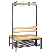 Garderobenbank 8050210S10021 Schuhrost 1650x1000x756mm sgr