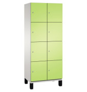 Fächerschrank 4510322S10020 Füße 8Fächer B800mm lgr/vgn