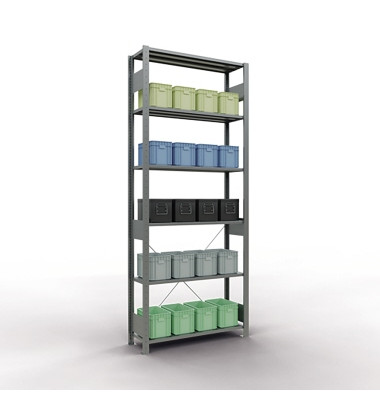 Regal MULTIplus150 12731 Grund 2.500x1.000x300mm 6Böden vz