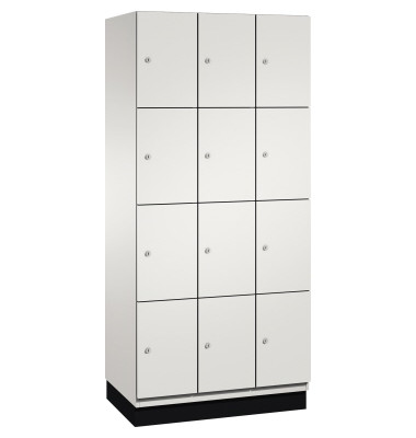 Fächerschrank 4510330S10009 Sockel 12Fächer B900mm lgr/lgr
