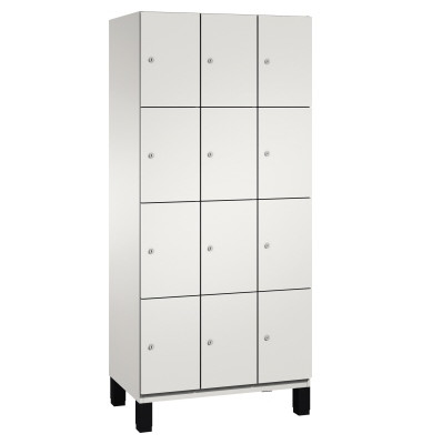 Fächerschrank 4510330S10017 Füße 12Fächer B900mm lgr/lgr