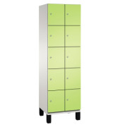 Fächerschrank 4510420S10021 Füße 10Fächer B600mm lgr/vgn