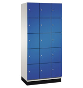 Fächerschrank 4510430S10012 Sockel 15Fächer B900mm lgr/ebl