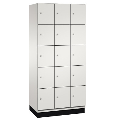 Fächerschrank 4510430S10010 Sockel 15Fächer B900mm lgr/lgr
