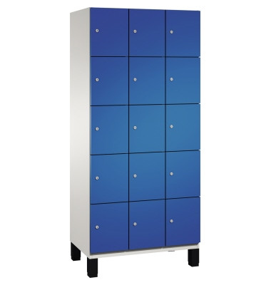 Fächerschrank 4510430S10020 Füße 15Fächer B900mm lgr/ebl