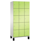 Fächerschrank 4510430S10021 Füße 15Fächer B900mm lgr/vgn