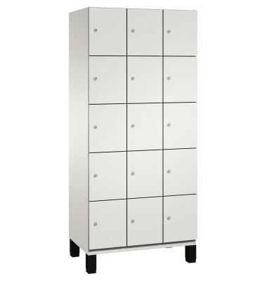Fächerschrank 4510430S10018 Füße 15Fächer B900mm lgr/lgr