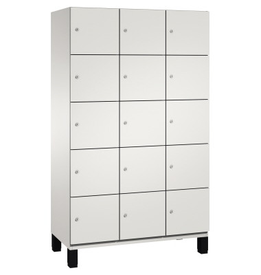 Fächerschrank 4510432S10016 Füße 15Fächer B1200mm lgr/lgr