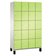 Fächerschrank 4510440S10021 Füße 20Fächer B1200mm lgr/vgn