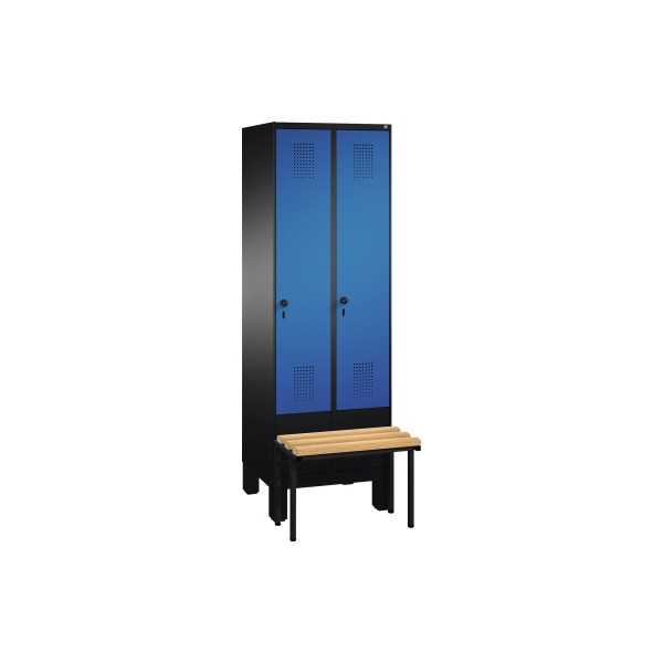 4059096869097 - Umkleidespind 4903020S10024 Sitzbank 2Abteile B600mm sgr ebl 4059096869097 - Umkleidespind 4903020S10024 Sitzbank 2Abteile B600mm sgr ebl