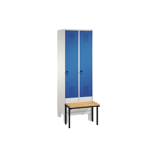 4059096869059 - Umkleidespind 4903020S10020 Sitzbank 2Abteile B600mm lgr ebl 4059096869059 - Umkleidespind 4903020S10020 Sitzbank 2Abteile B600mm lgr ebl