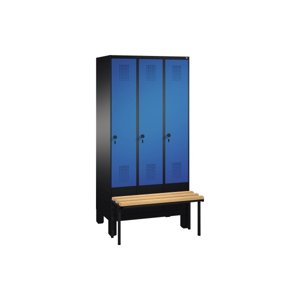 4059096866317 - Umkleidespind 4903030S10024 Sitzbank 3Abteile B900mm sgr ebl 4059096866317 - Umkleidespind 4903030S10024 Sitzbank 3Abteile B900mm sgr ebl